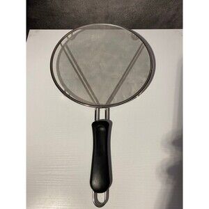 2 Stainless Steel Frying Pan Splatter Screens - 11" & 13" Grease Guards